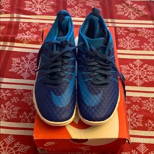 Nike Free Hypervenom 2 FS Blue Size 7.5